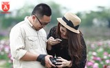 Ngỡ ngàng với cánh đồng hoa tam giác mạch nở trái mùa ở Hà Nội